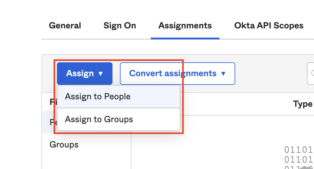 Assign to People or Groups