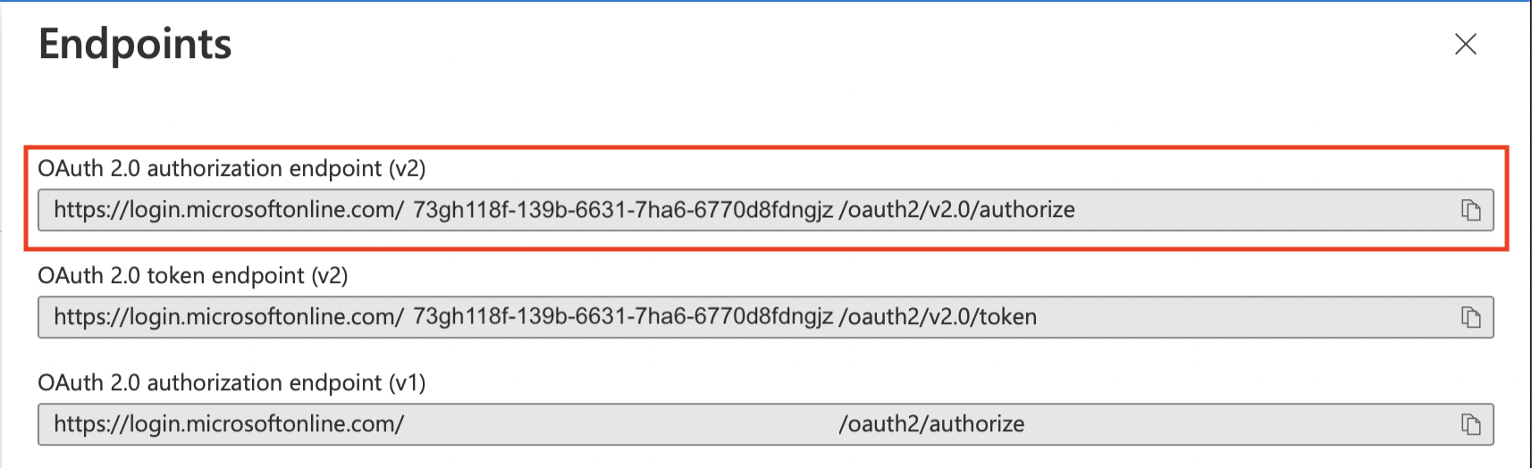 OAuth 2.0 authorization endpoint (v2)