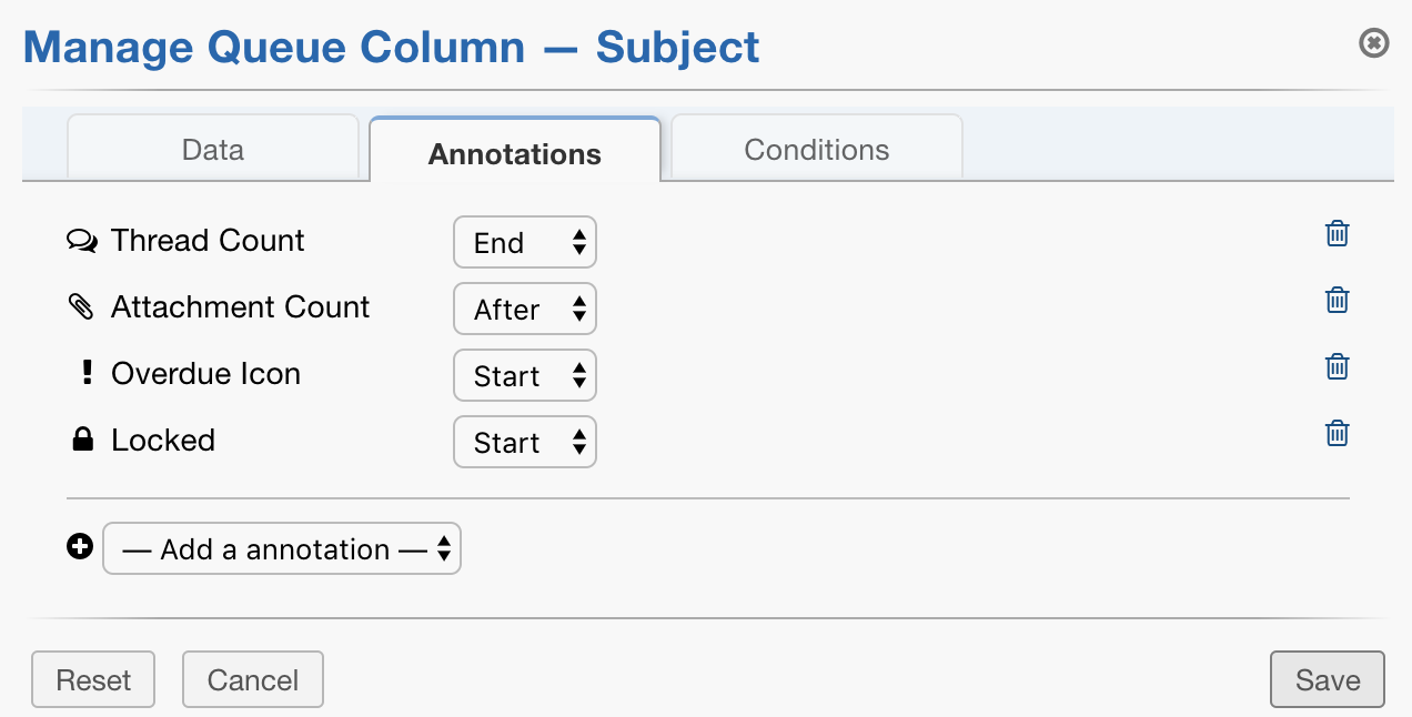 Column Annotation