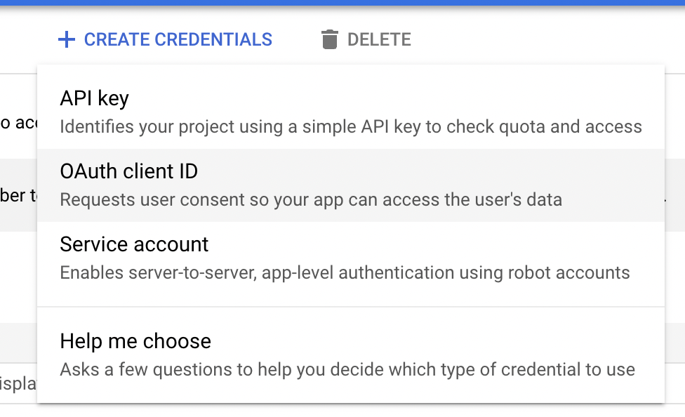 OAuth client ID