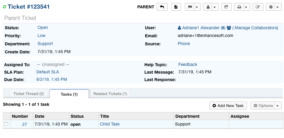 Move Child Tasks to Parent