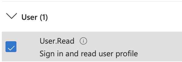 User.Read permission