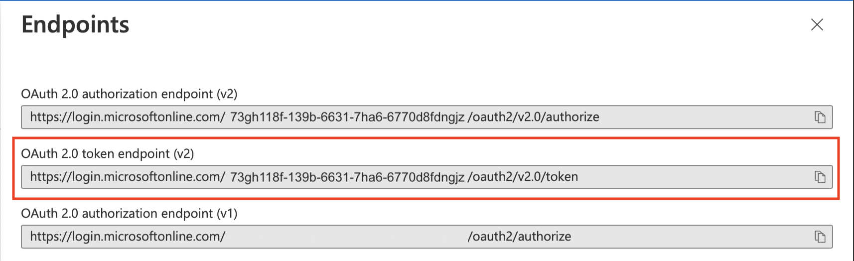 OAuth 2.0 token endpoint (v2)